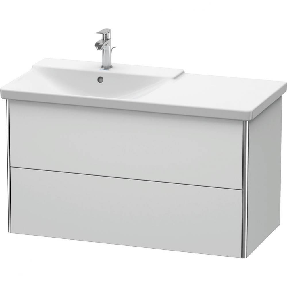 Duravit XSquare Vanity Unit Wall-Mounted  White Satin Matte