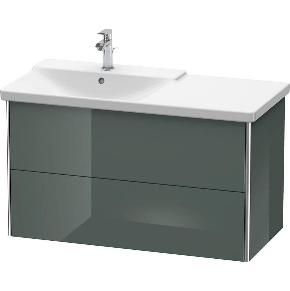 Duravit XSquare Vanity Unit Wall-Mounted  Dolomiti Gray High Gloss