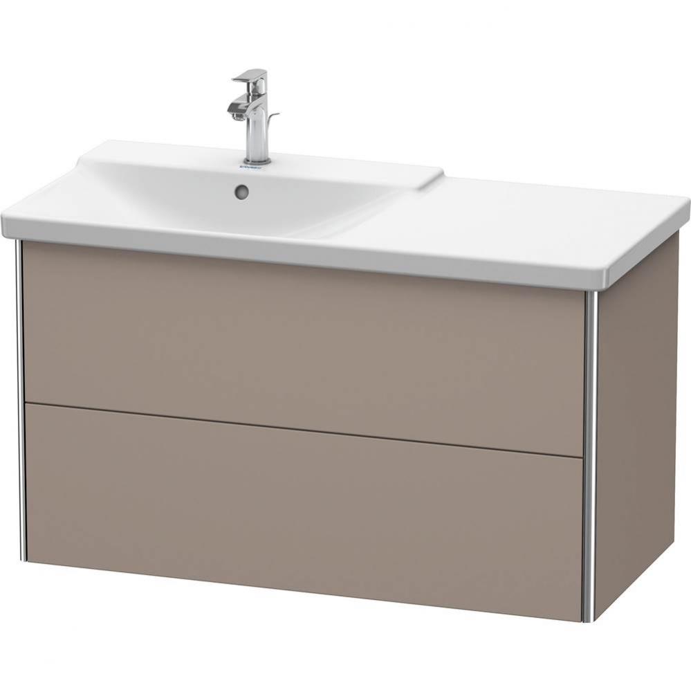 Duravit XSquare Vanity Unit Wall-Mounted  Basalt Matte