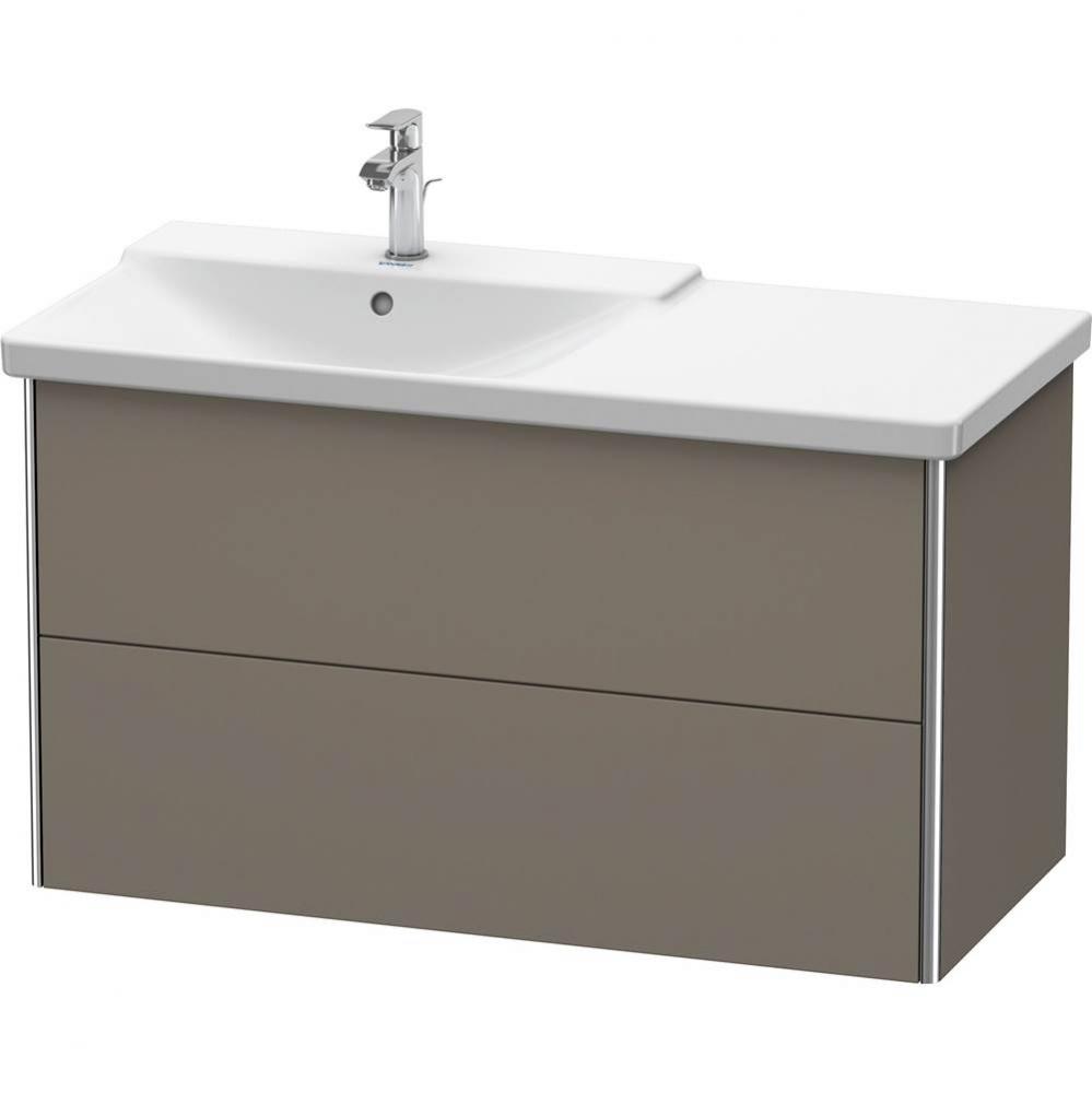 Duravit XSquare Vanity Unit Wall-Mounted  Flannel Gray Satin Matte