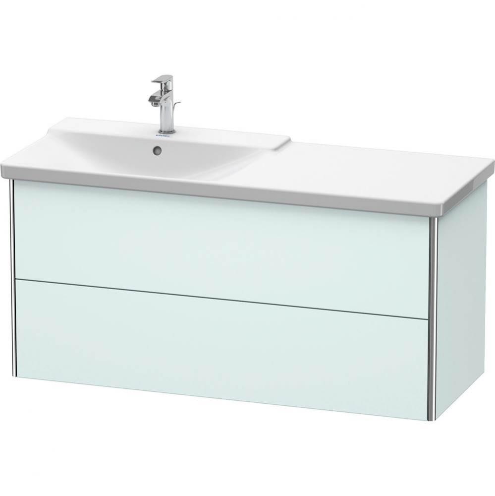 Duravit XSquare Vanity Unit Wall-Mounted  Light Blue Matte