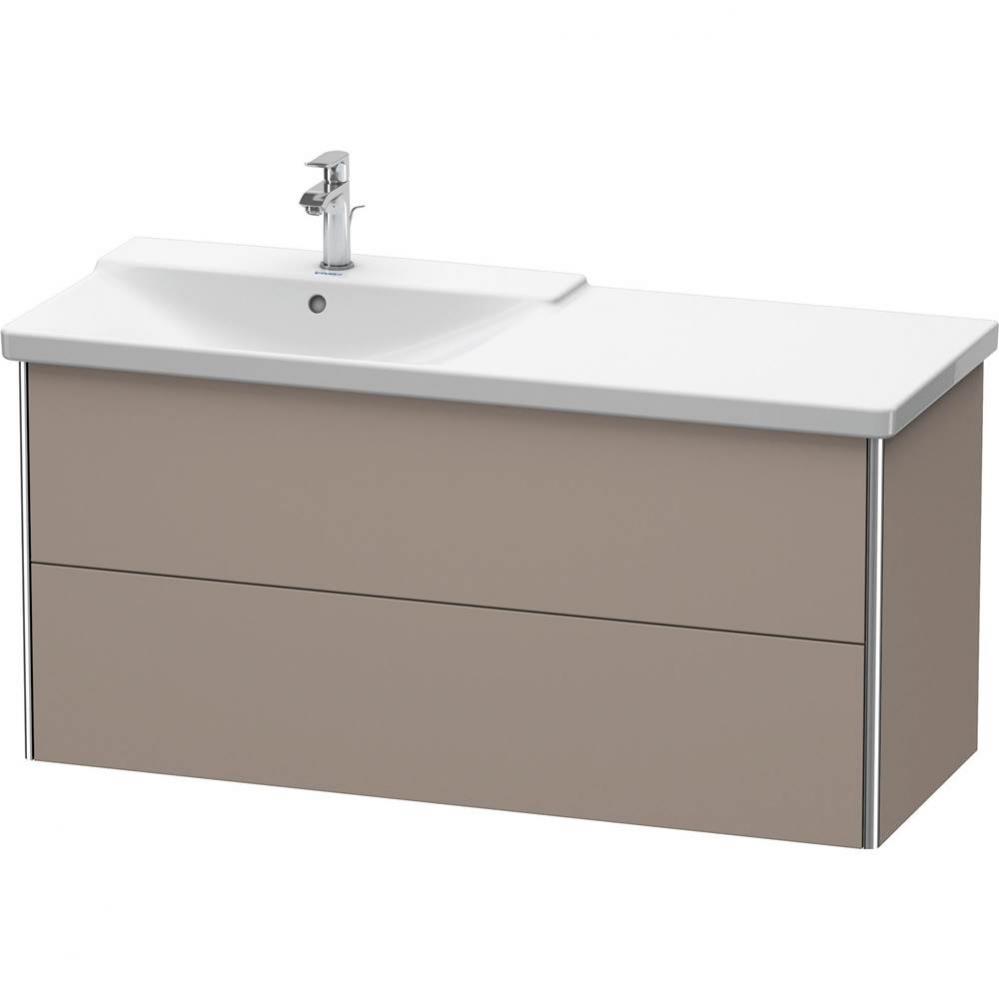 Duravit XSquare Vanity Unit Wall-Mounted  Basalt Matte