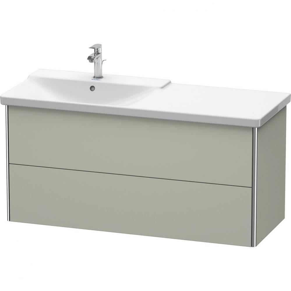 Duravit XSquare Vanity Unit Wall-Mounted  Taupe Satin Matte