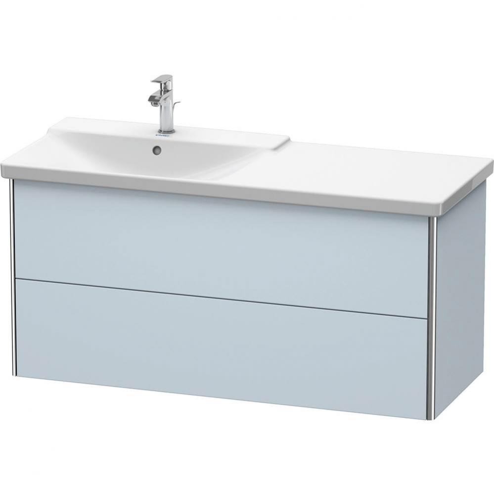 Duravit XSquare Vanity Unit Wall-Mounted  Light Blue Satin Matte