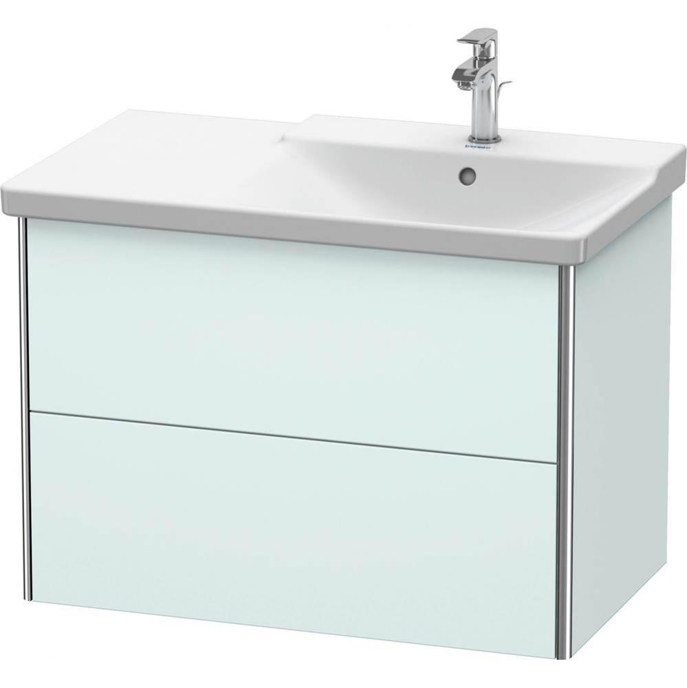 Duravit XSquare Vanity Unit Wall-Mounted  Light Blue Matte