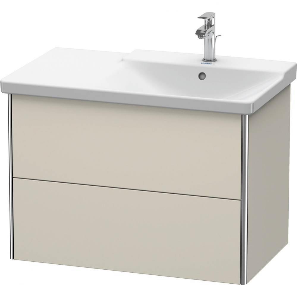 Duravit XSquare Vanity Unit Wall-Mounted  Taupe Matte