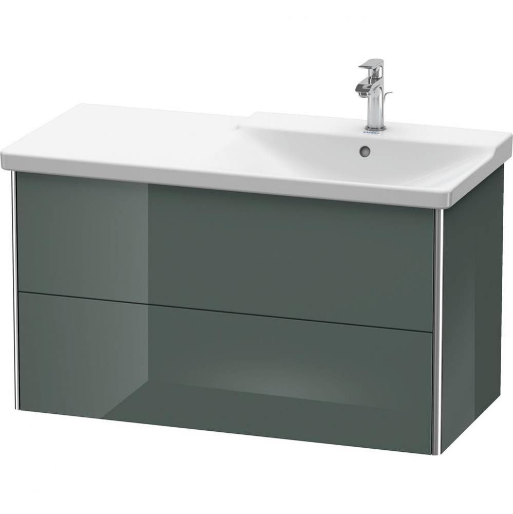 Duravit XSquare Vanity Unit Wall-Mounted  Dolomiti Gray High Gloss