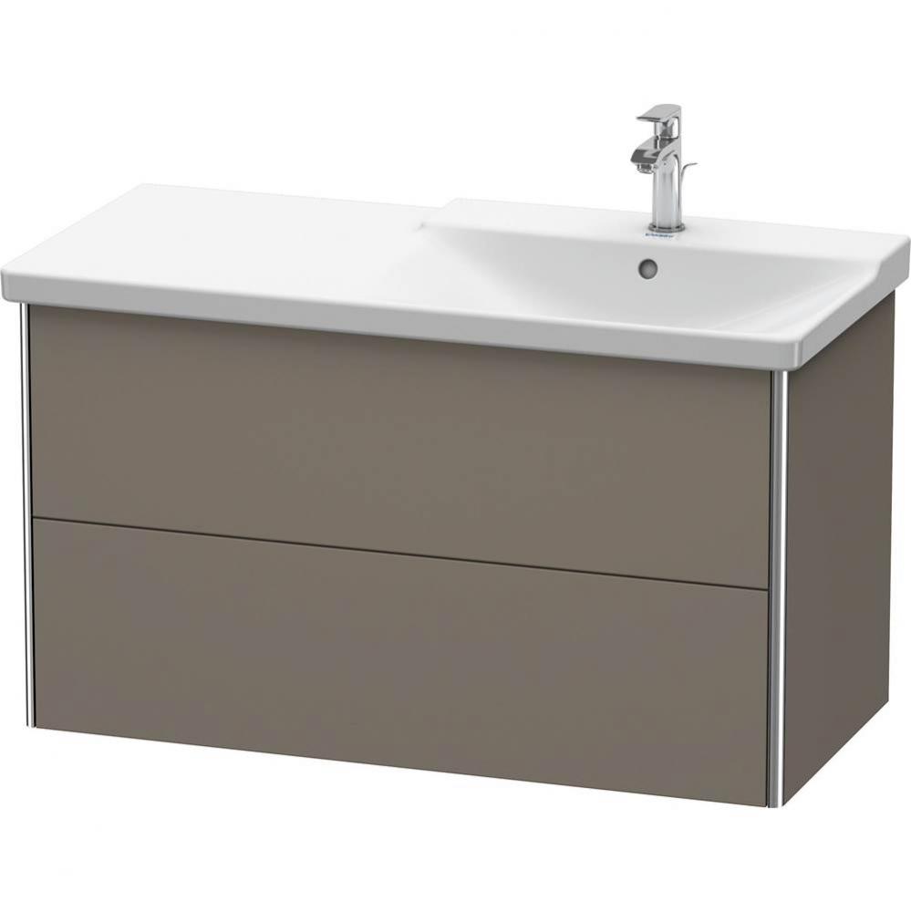 Duravit XSquare Vanity Unit Wall-Mounted  Flannel Gray Satin Matte