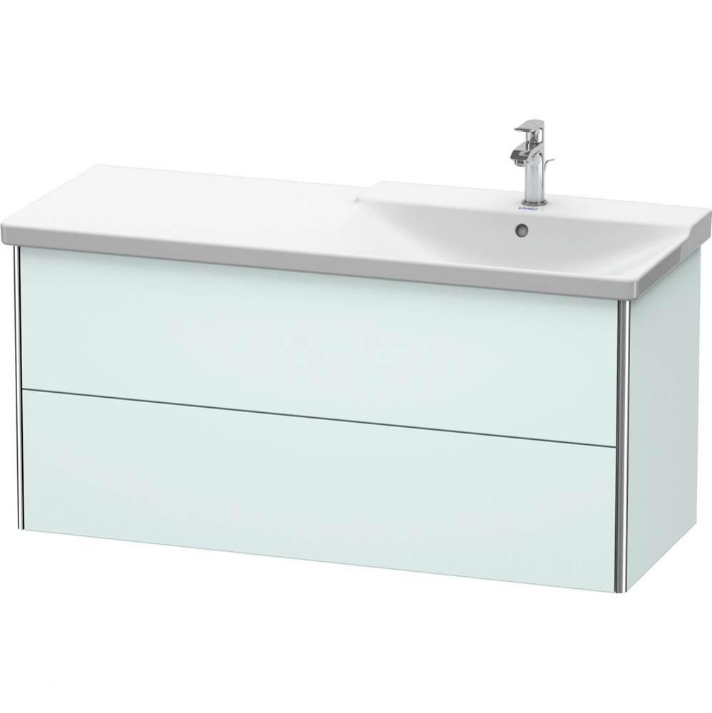 Duravit XSquare Vanity Unit Wall-Mounted  Light Blue Matte