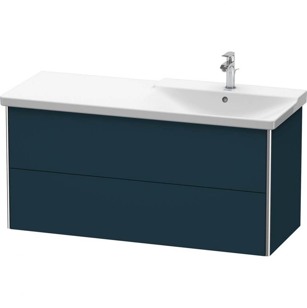 Duravit XSquare Vanity Unit Wall-Mounted  Night Blue Satin Matte