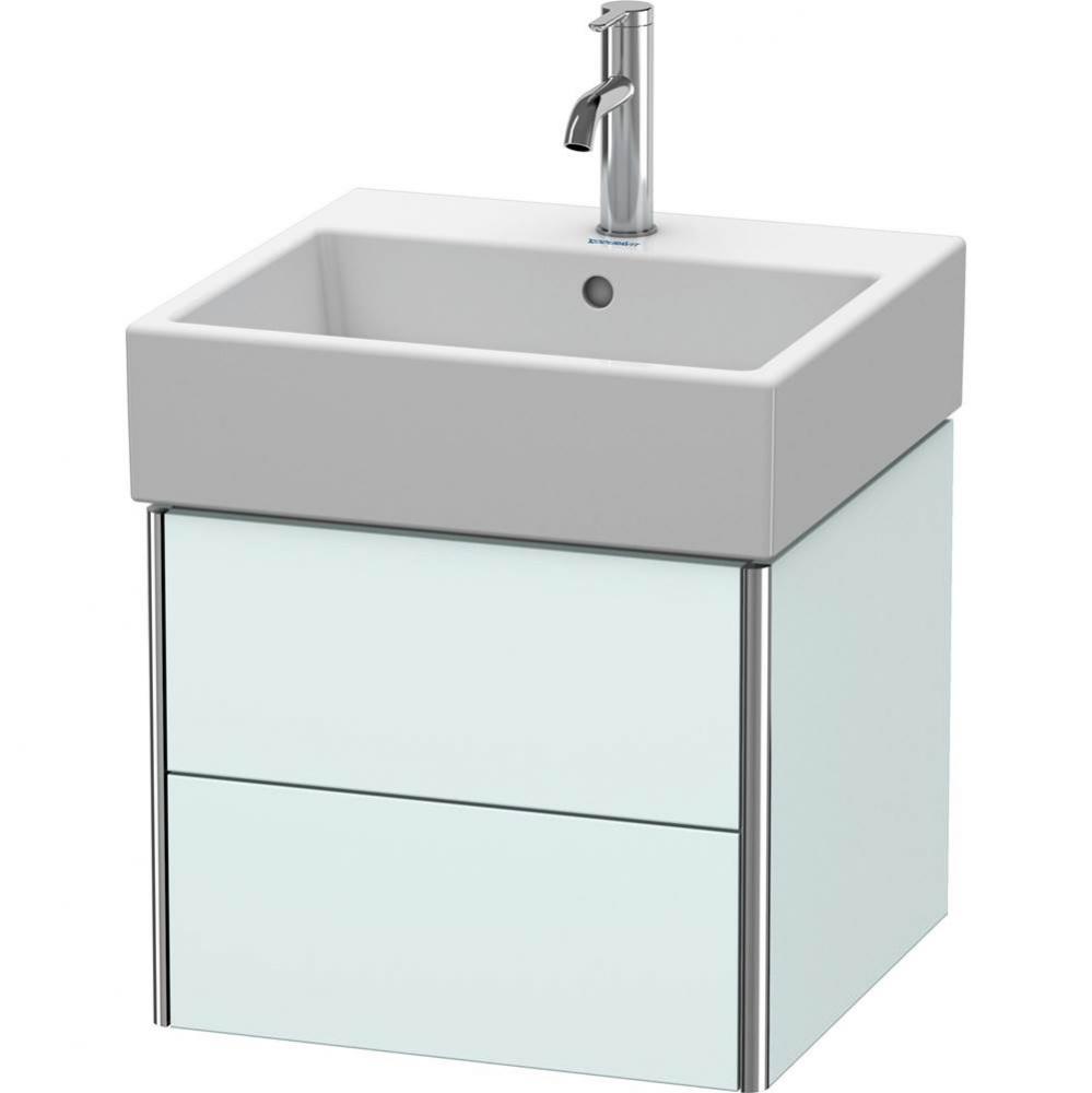 Duravit XSquare Vanity Unit Wall-Mounted  Light Blue Matte