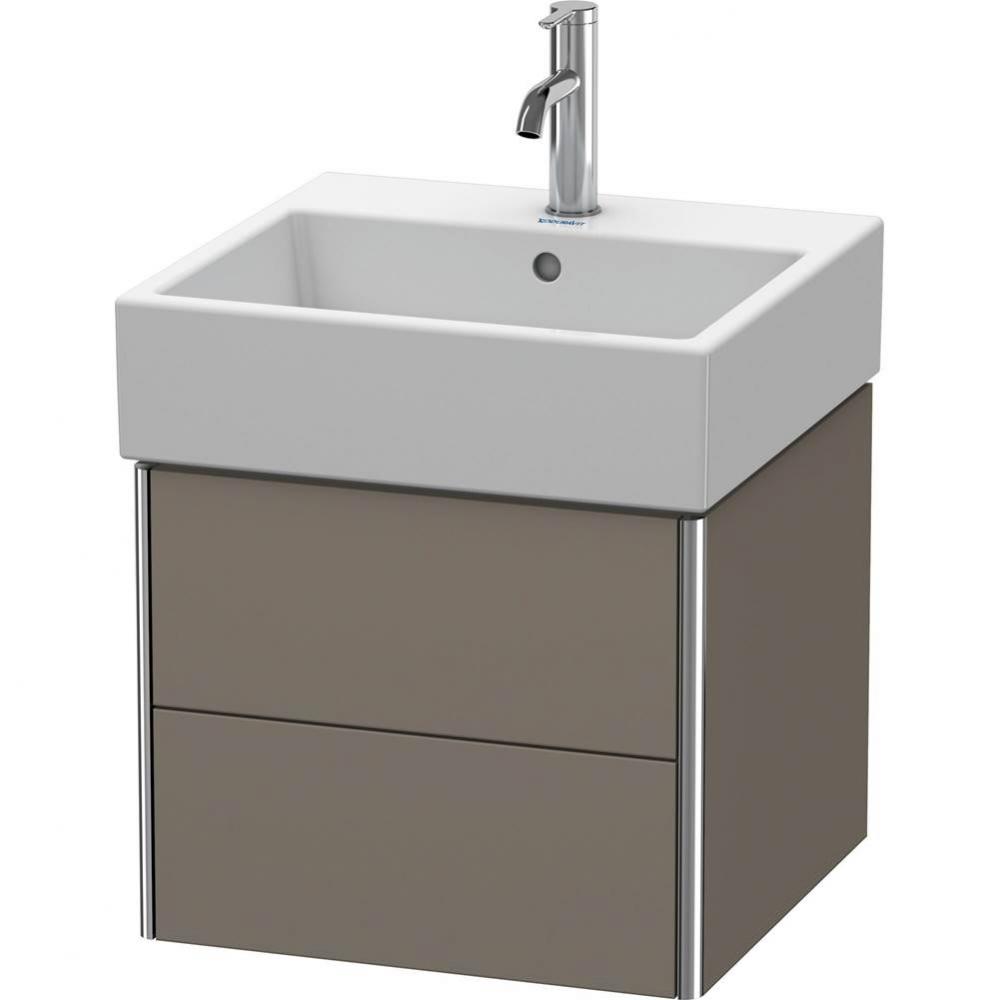 Duravit XSquare Vanity Unit Wall-Mounted  Flannel Gray Satin Matte