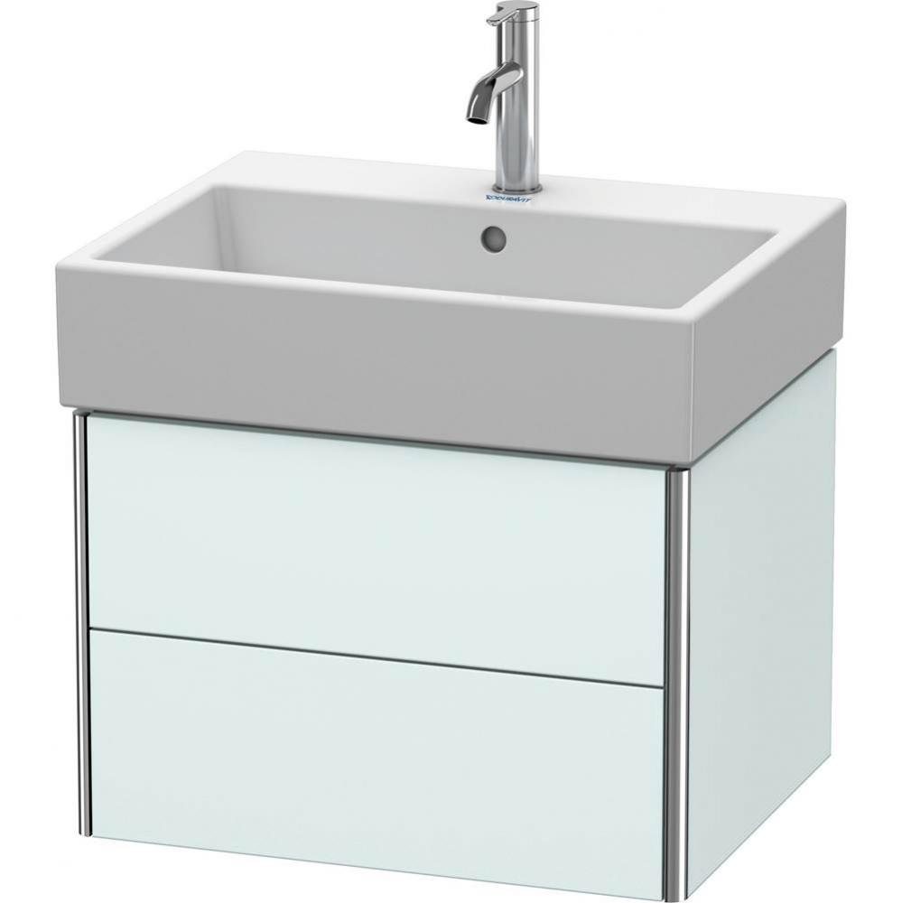 Duravit XSquare Vanity Unit Wall-Mounted  Light Blue Matte