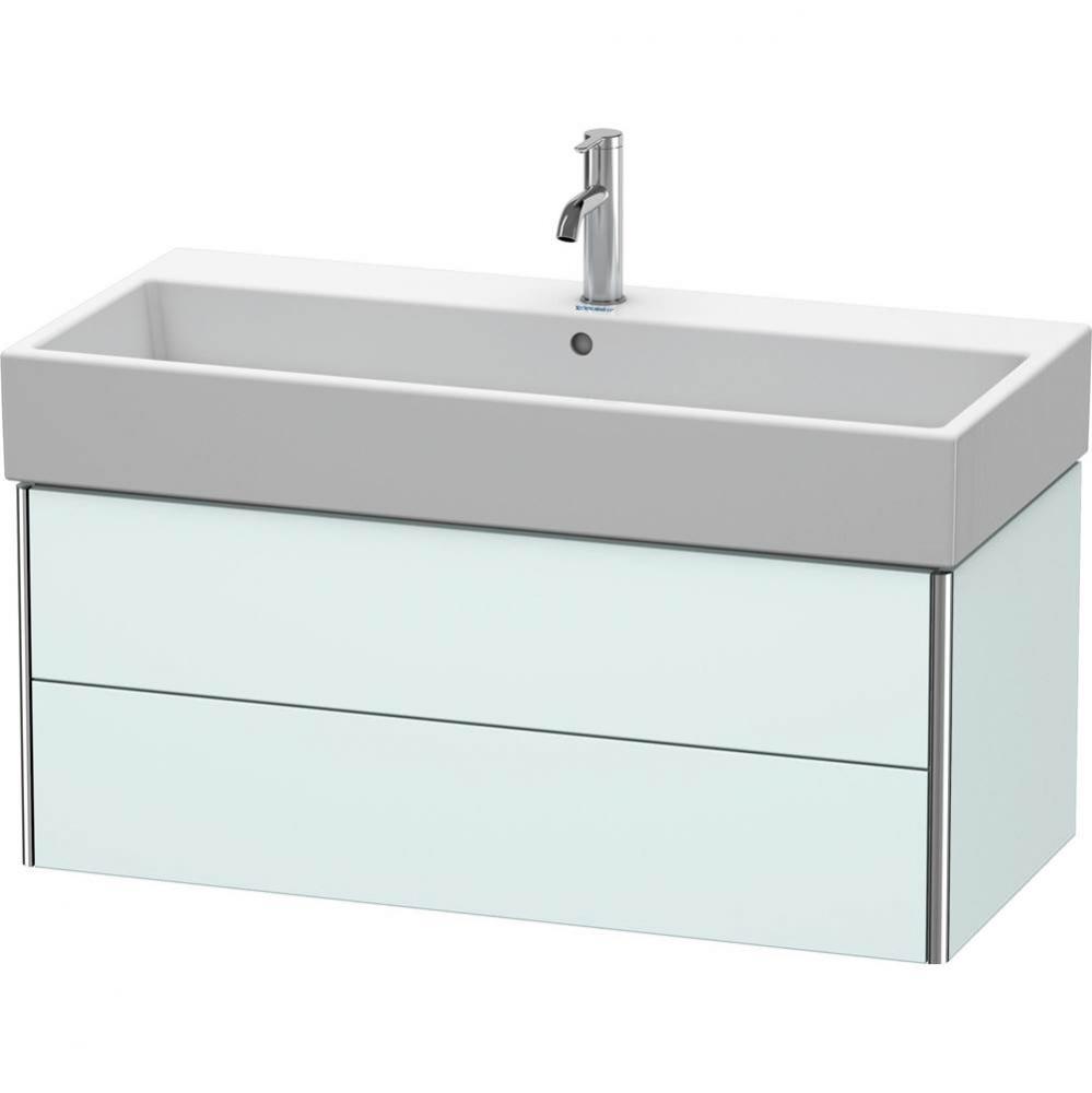 Duravit XSquare Vanity Unit Wall-Mounted  Light Blue Matte