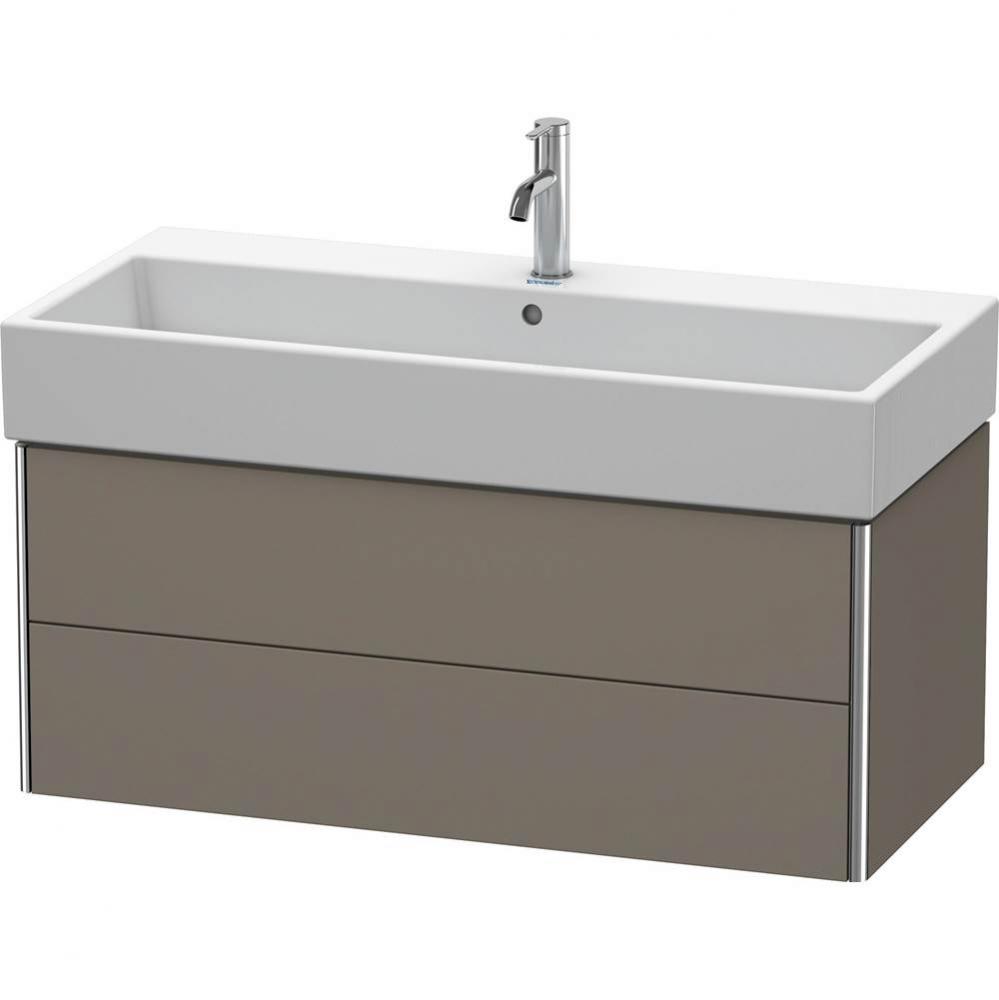 Duravit XSquare Vanity Unit Wall-Mounted  Flannel Gray Satin Matte