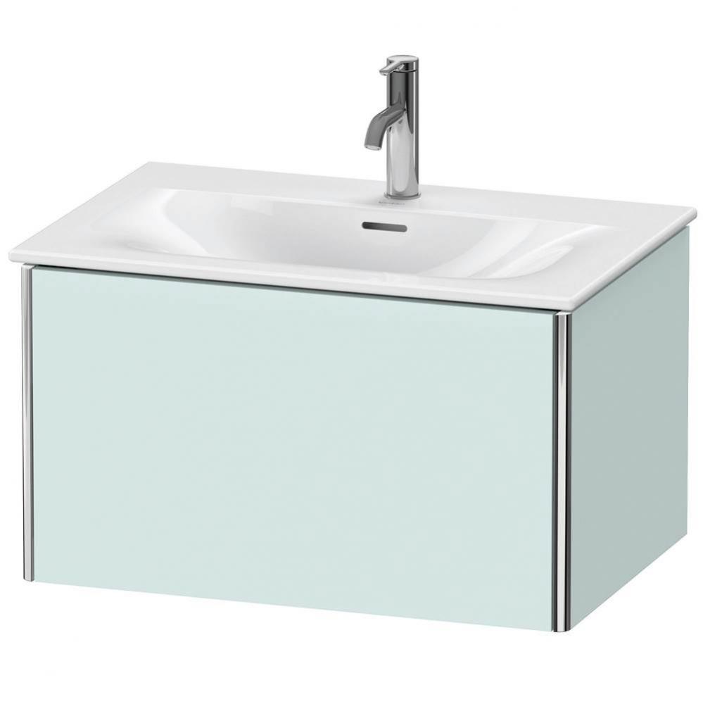 Duravit XSquare Vanity Unit Wall-Mounted  Light Blue Matte