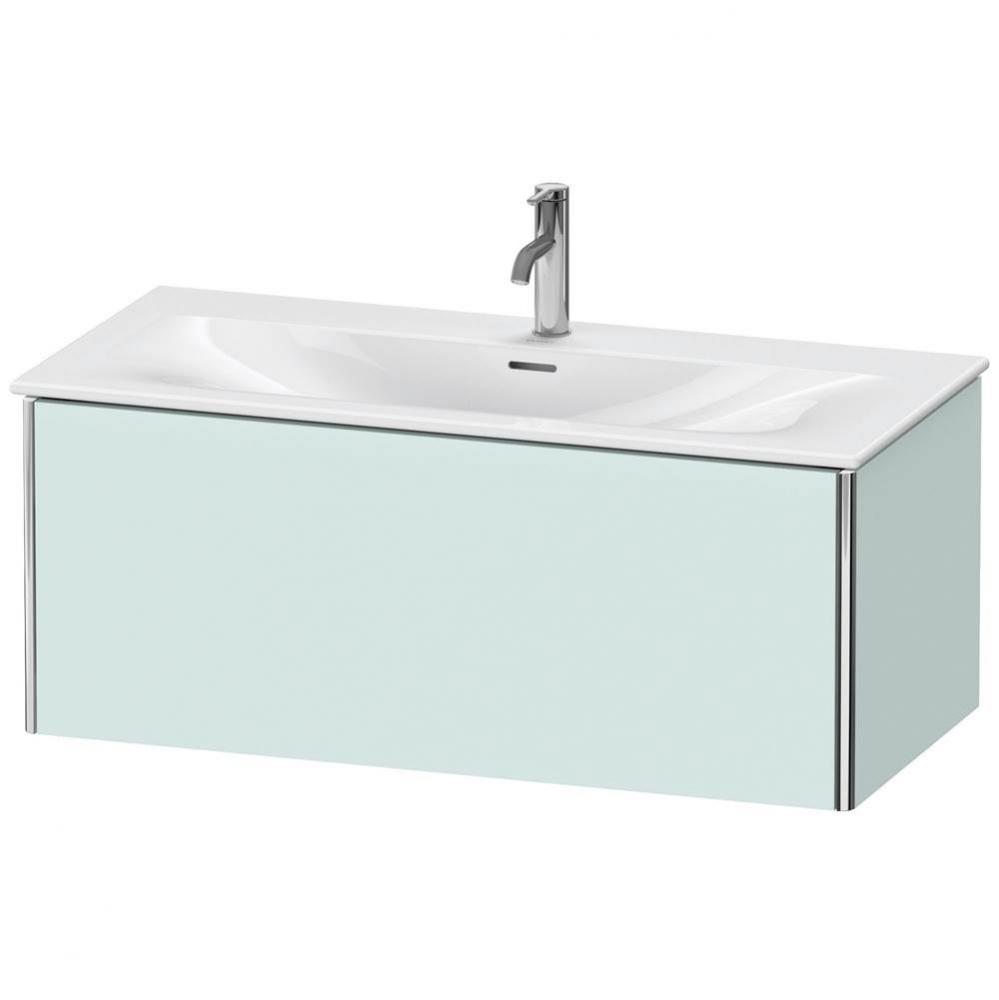 Duravit XSquare Vanity Unit Wall-Mounted  Light Blue Matte