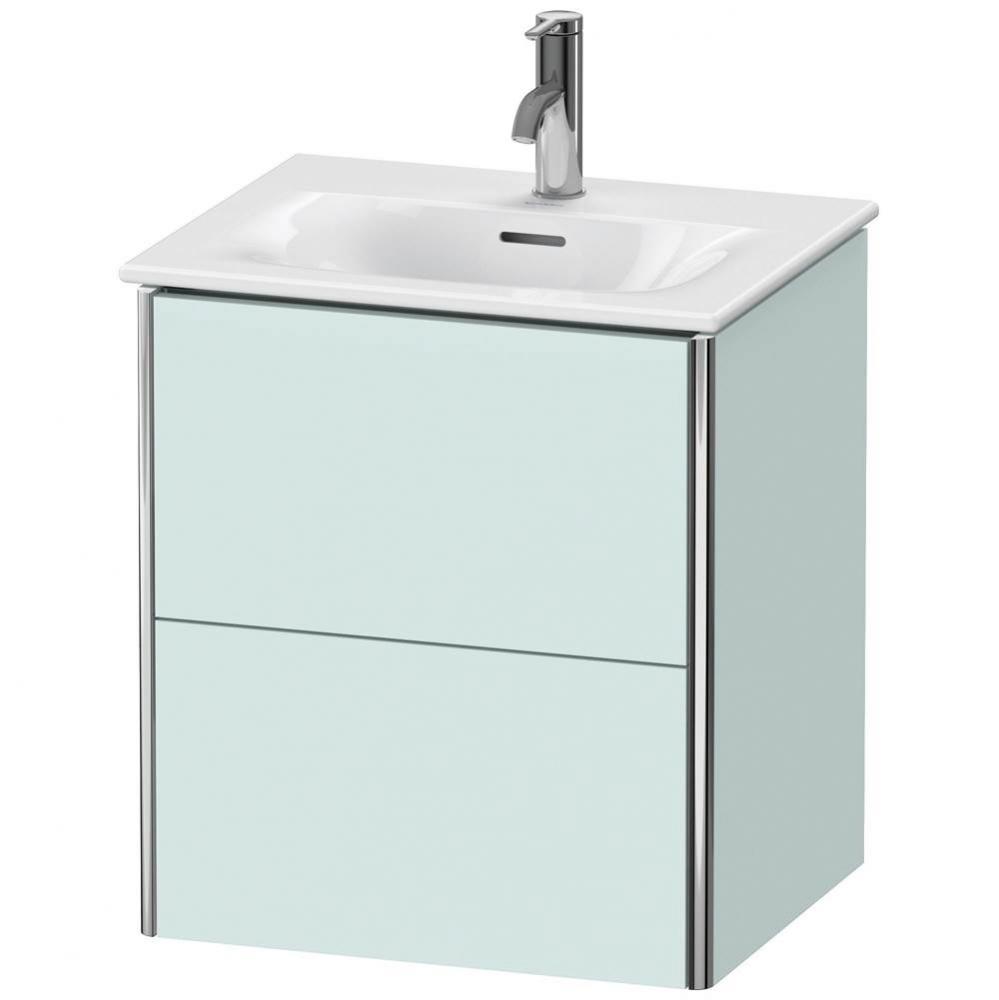 Duravit XSquare Vanity Unit Wall-Mounted  Light Blue Matte