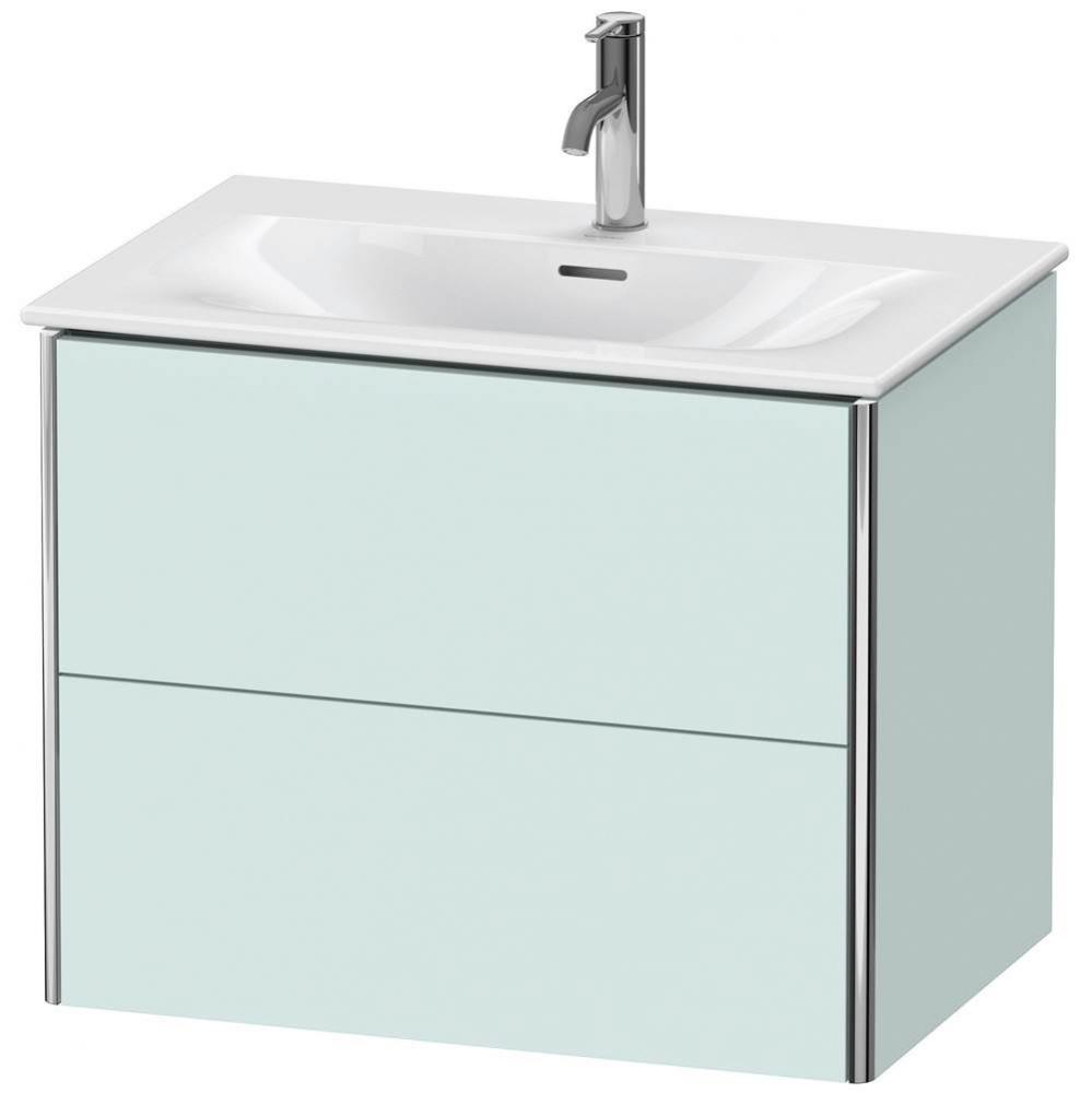 Duravit XSquare Vanity Unit Wall-Mounted  Light Blue Matte