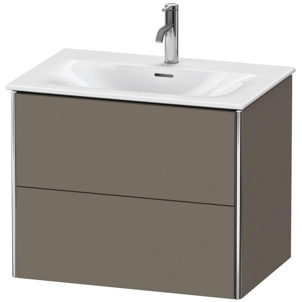 Duravit XSquare Vanity Unit Wall-Mounted  Flannel Gray Satin Matte