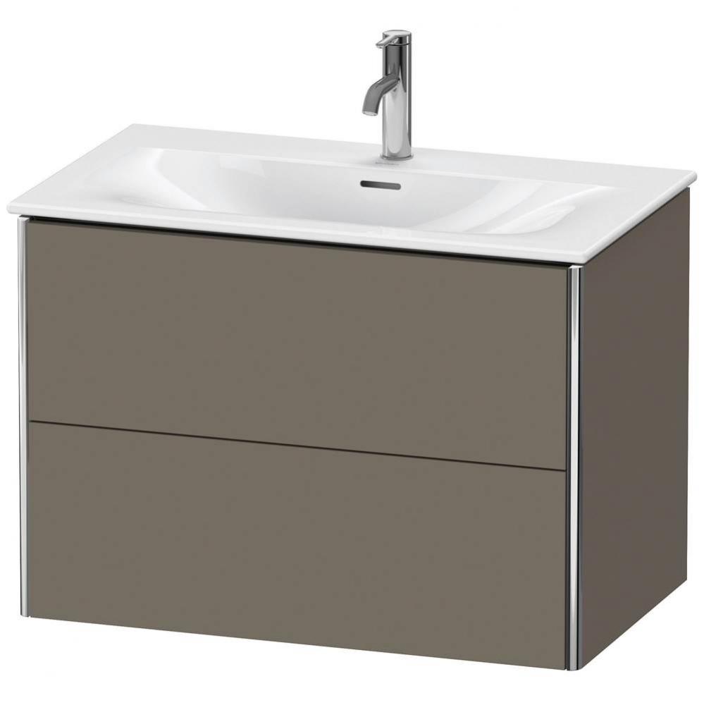 Duravit XSquare Vanity Unit Wall-Mounted  Flannel Gray Satin Matte