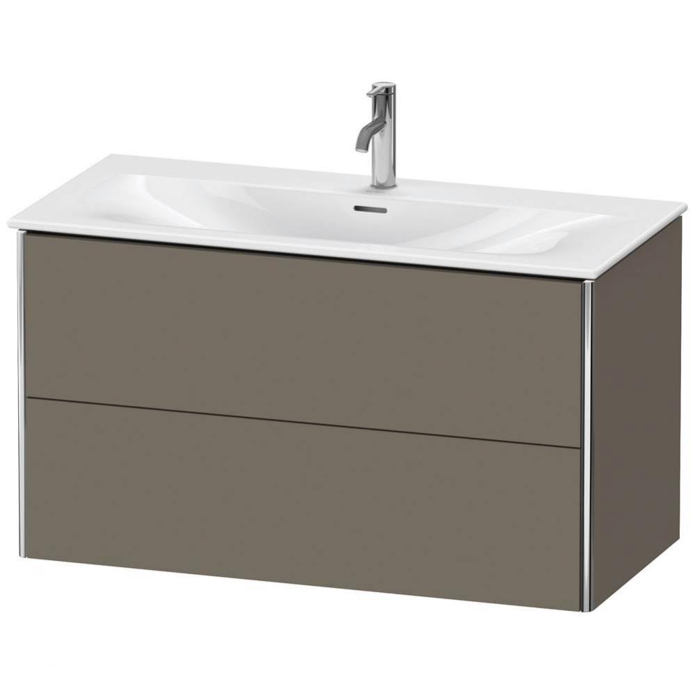 Duravit XSquare Vanity Unit Wall-Mounted  Flannel Gray Satin Matte