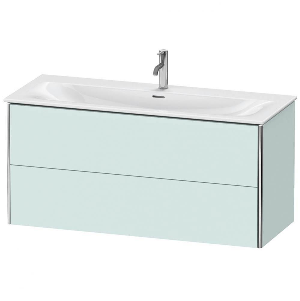 Duravit XSquare Vanity Unit Wall-Mounted  Light Blue Matte