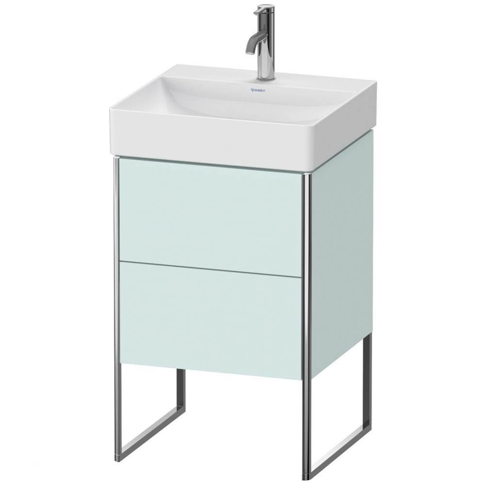 Duravit XSquare Floor Standing Vanity Unit  Light Blue Matte