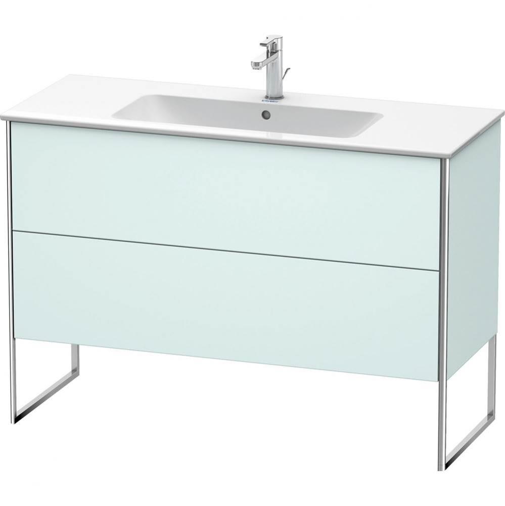 Duravit XSquare Floor Standing Vanity Unit  Light Blue Matte