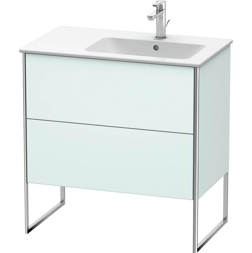 Duravit XSquare Floor Standing Vanity Unit  Light Blue Matte