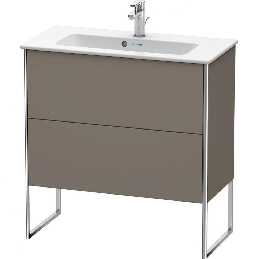 Duravit XSquare Floor Standing Vanity Unit  Flannel Gray Satin Matte