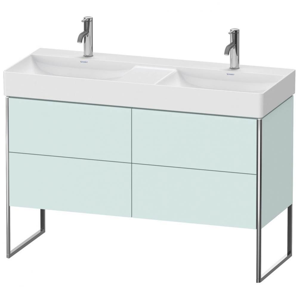 Duravit XSquare Floor Standing Vanity Unit  Light Blue Matte