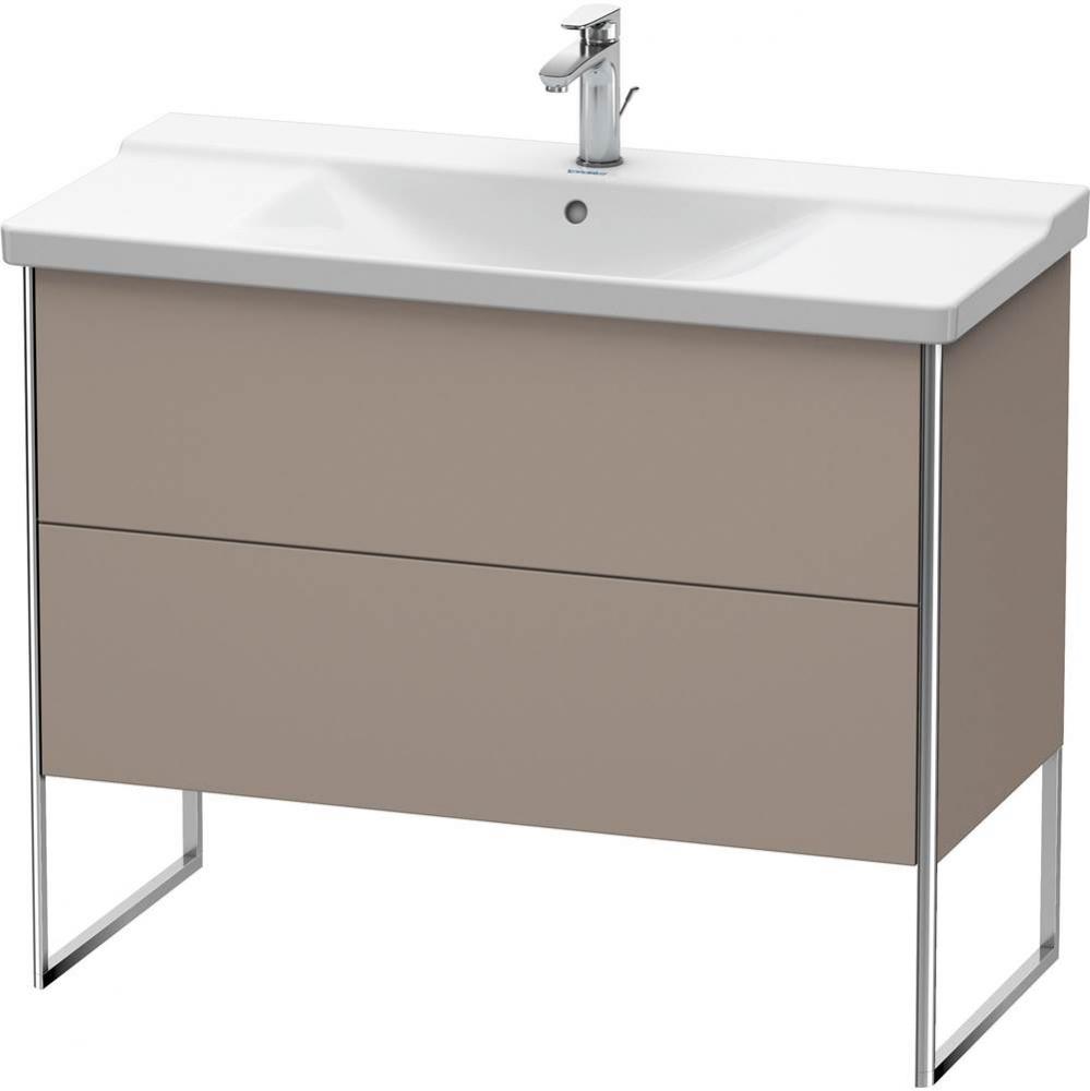 Duravit XSquare Floor Standing Vanity Unit  Basalt Matte