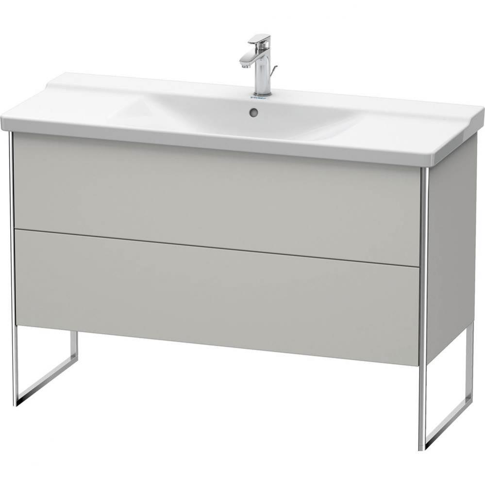 Duravit XSquare Floor Standing Vanity Unit  Concrete Gray Matte