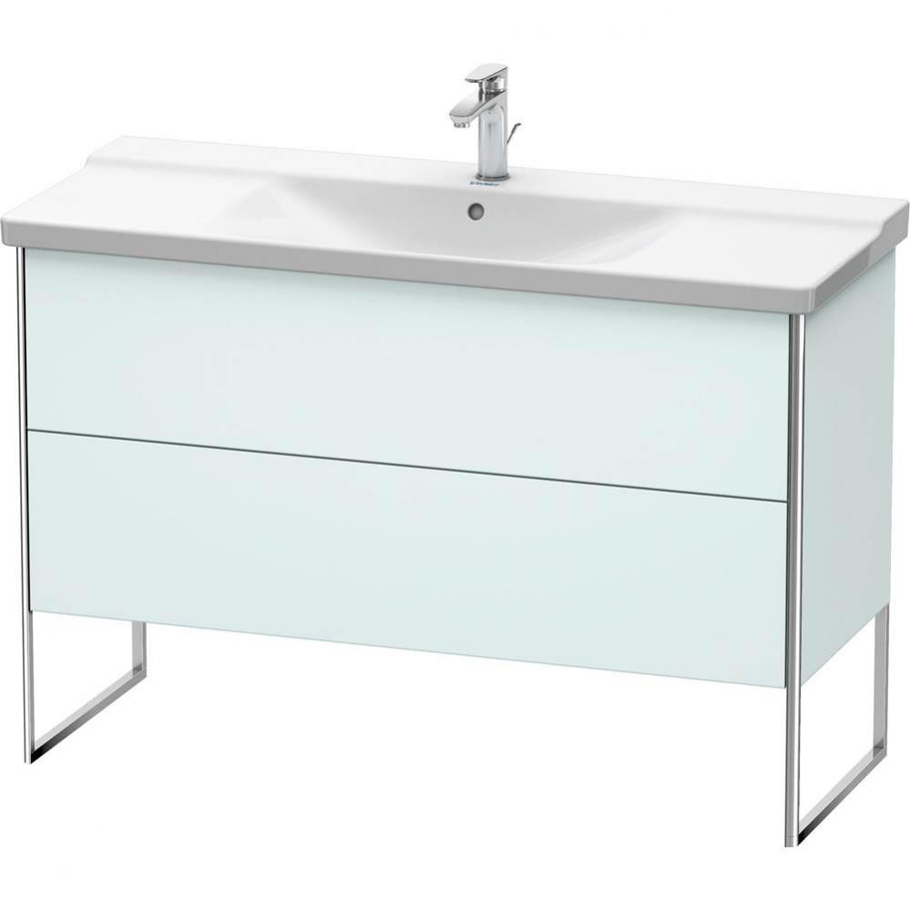 Duravit XSquare Floor Standing Vanity Unit  Light Blue Matte