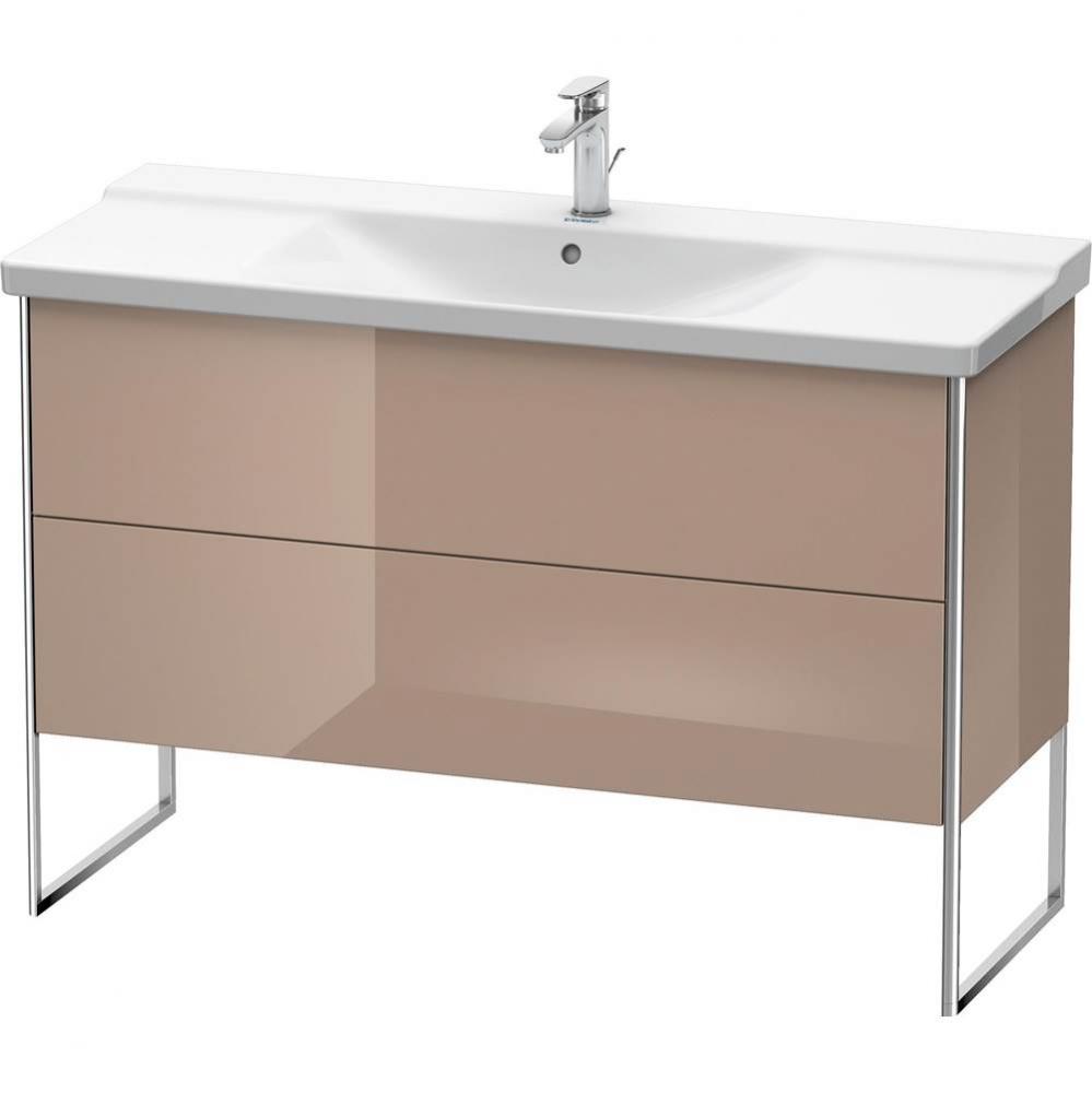 Duravit XSquare Floor Standing Vanity Unit  Cappuccino High Gloss