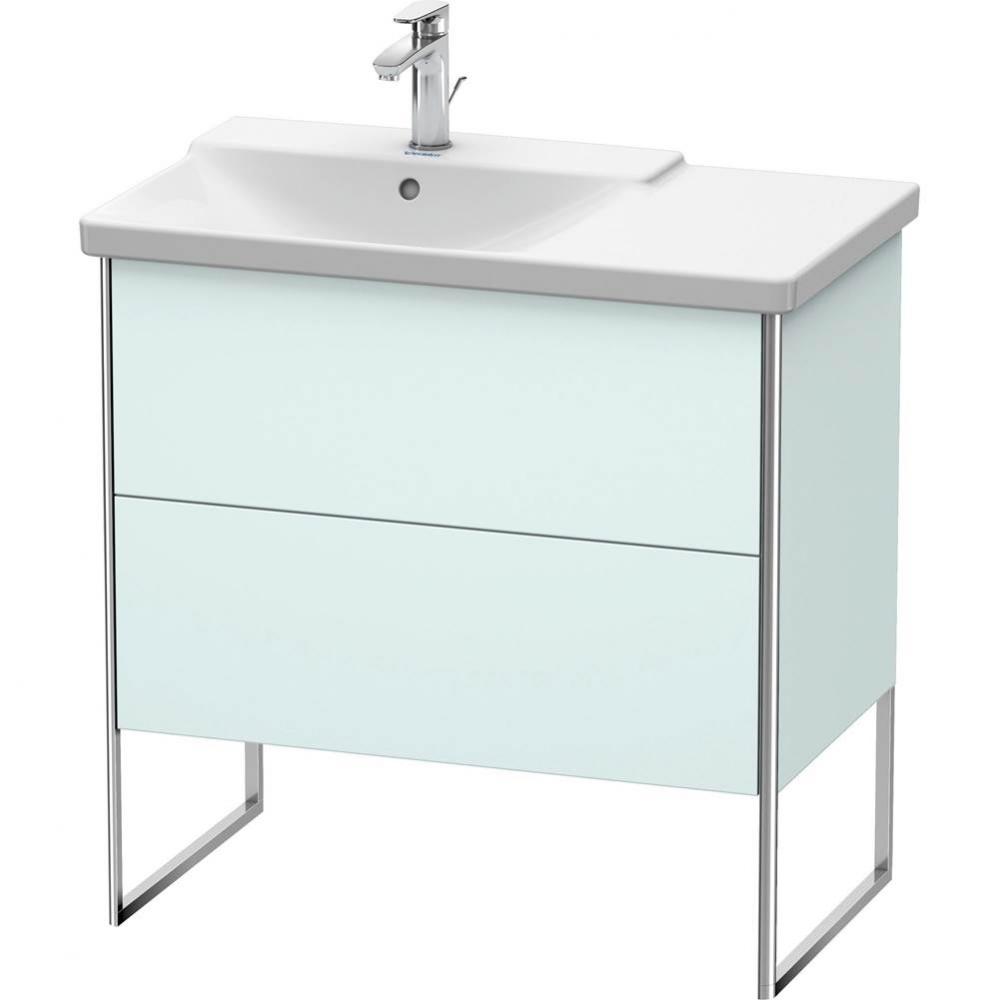 Duravit XSquare Floor Standing Vanity Unit  Light Blue Matte