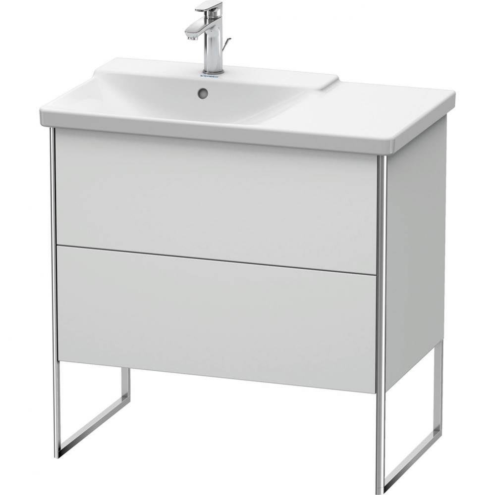 Duravit XSquare Floor Standing Vanity Unit  White Satin Matte