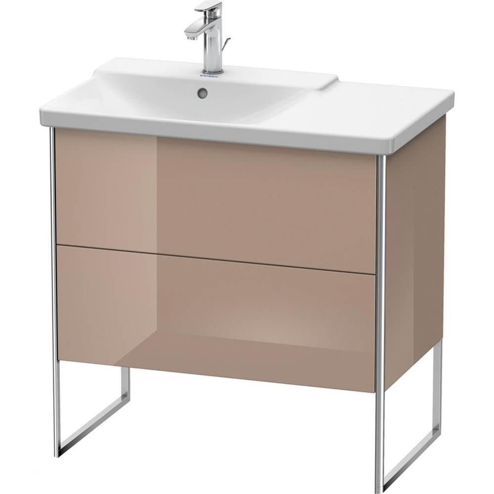 Duravit XSquare Floor Standing Vanity Unit  Cappuccino High Gloss