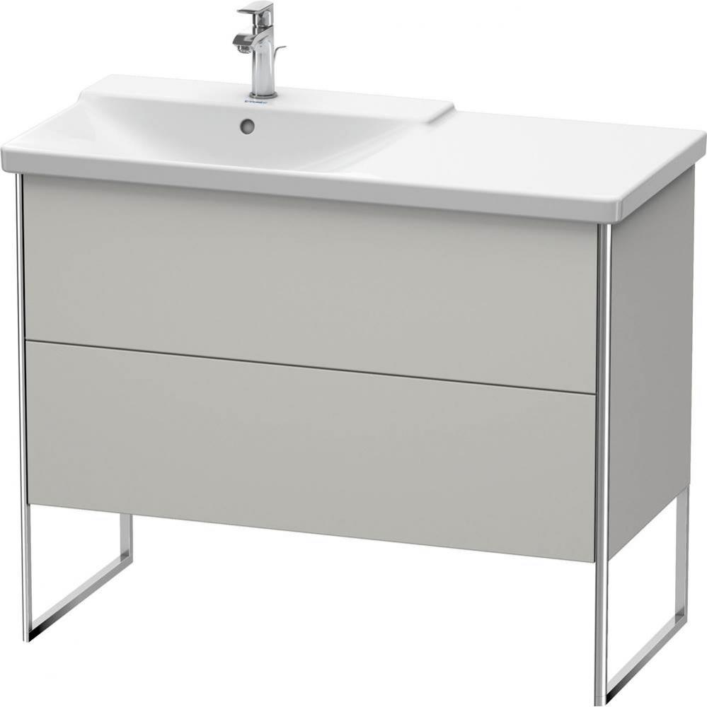 Duravit XSquare Floor Standing Vanity Unit  Concrete Gray Matte