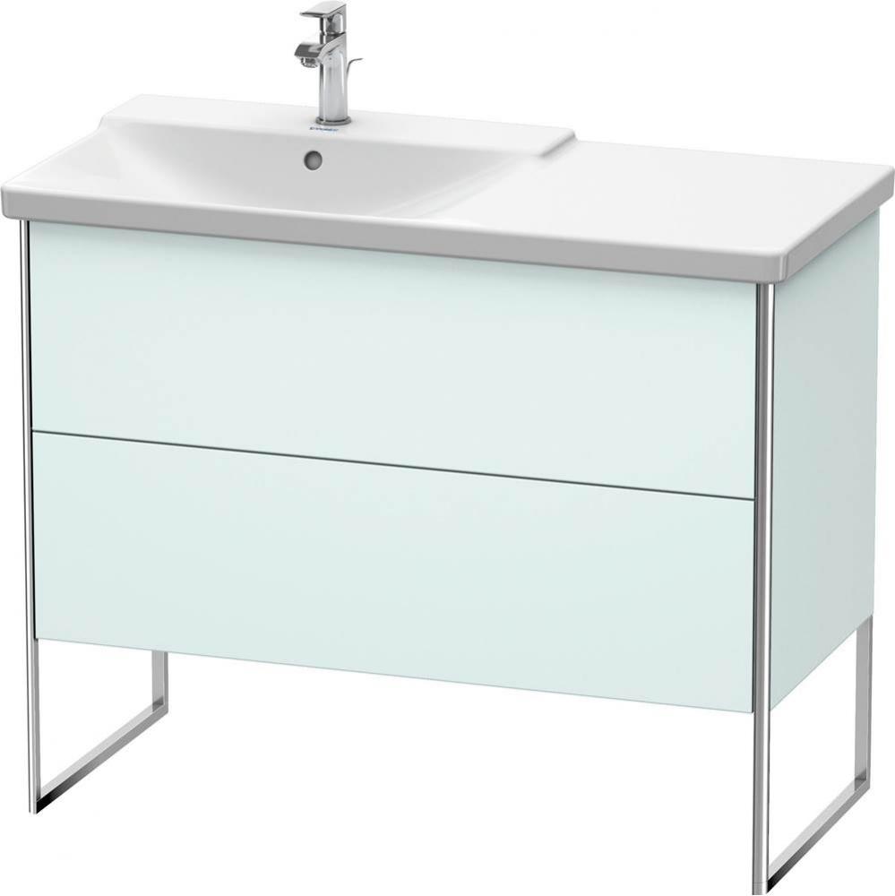 Duravit XSquare Floor Standing Vanity Unit  Light Blue Matte