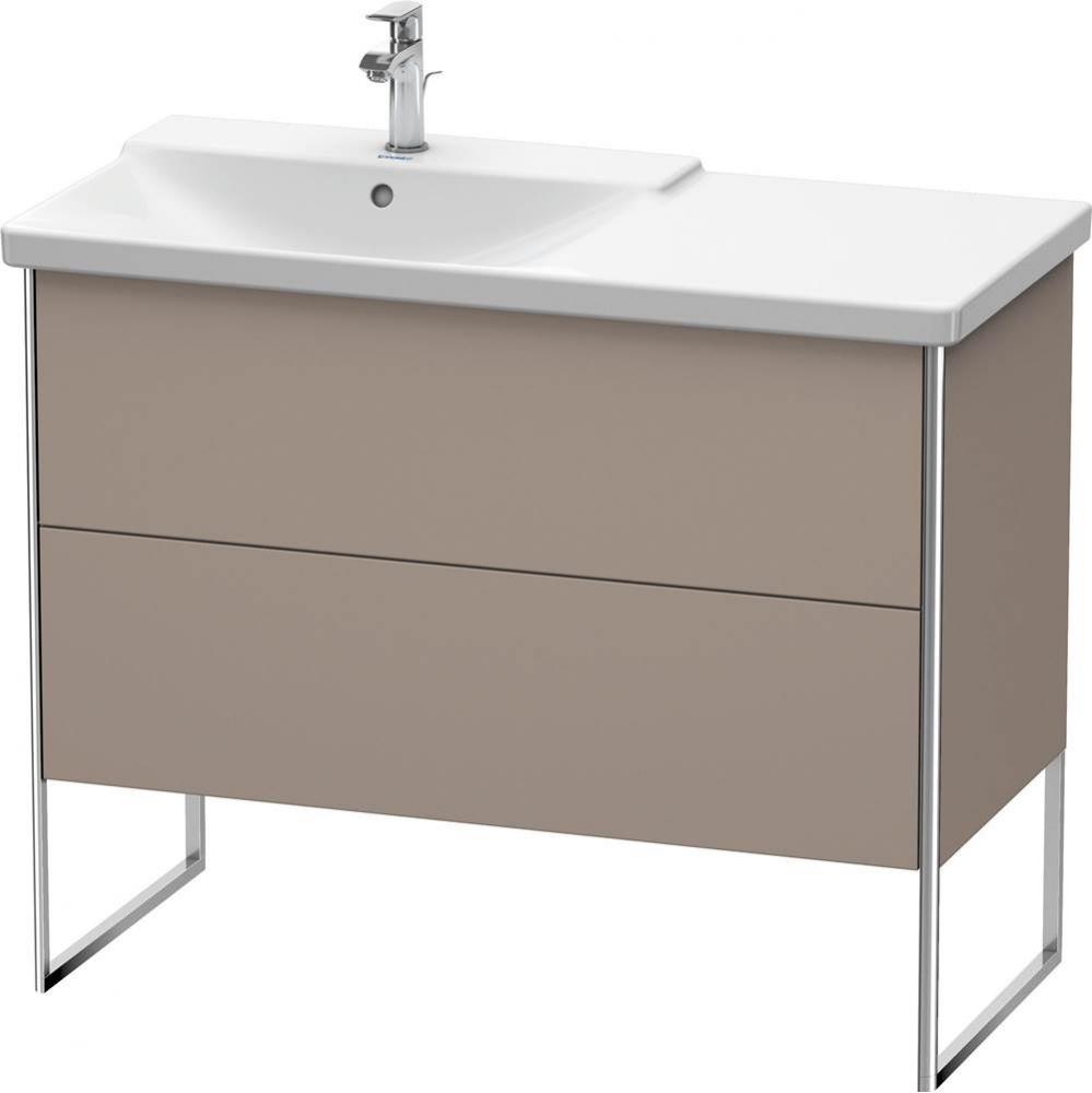 Duravit XSquare Floor Standing Vanity Unit  Basalt Matte