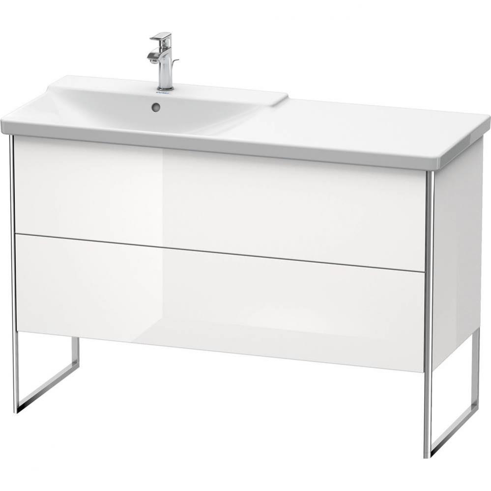 Duravit XSquare Floor Standing Vanity Unit  White High Gloss