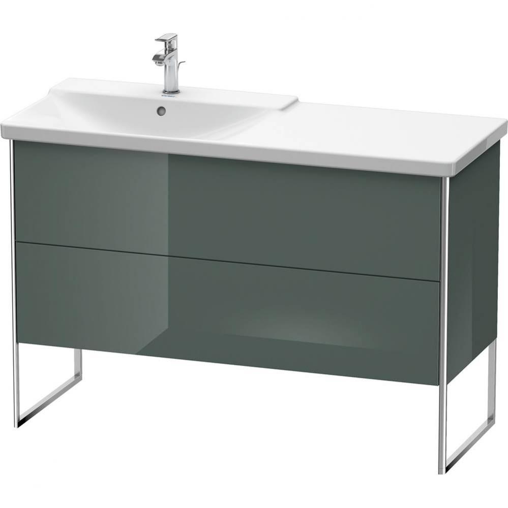 Duravit XSquare Floor Standing Vanity Unit  Dolomiti Gray High Gloss