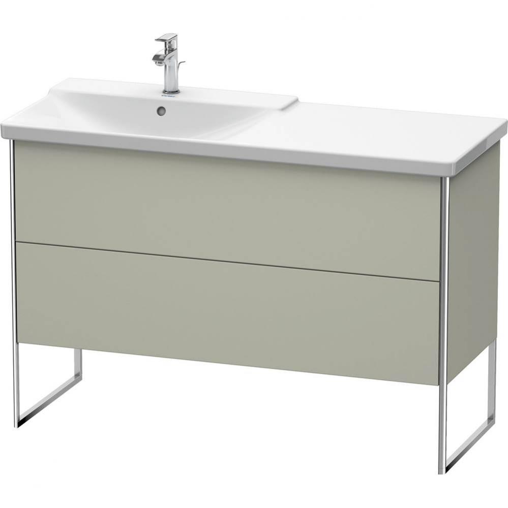 Duravit XSquare Floor Standing Vanity Unit  Taupe Satin Matte