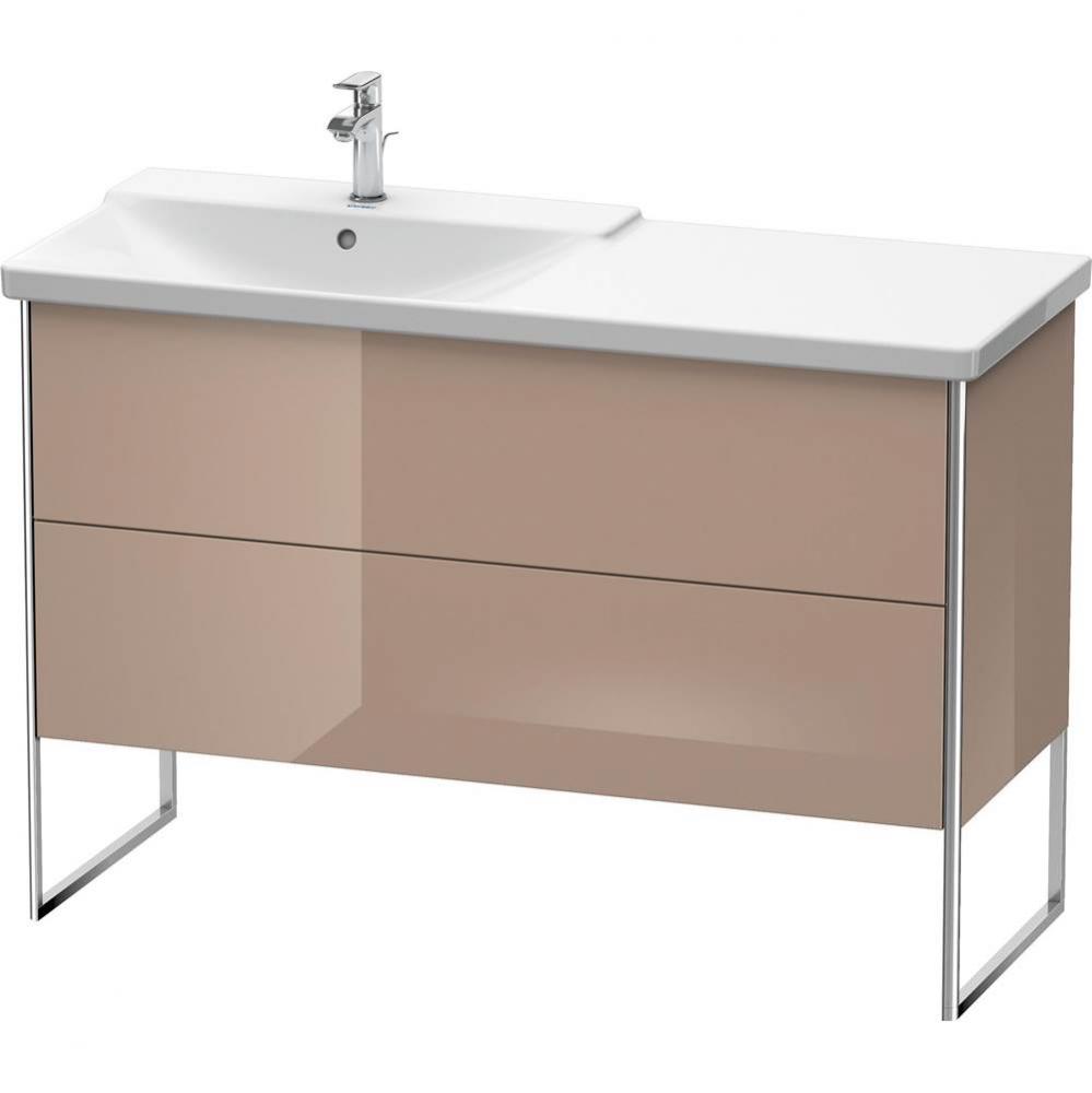 Duravit XSquare Floor Standing Vanity Unit  Cappuccino High Gloss