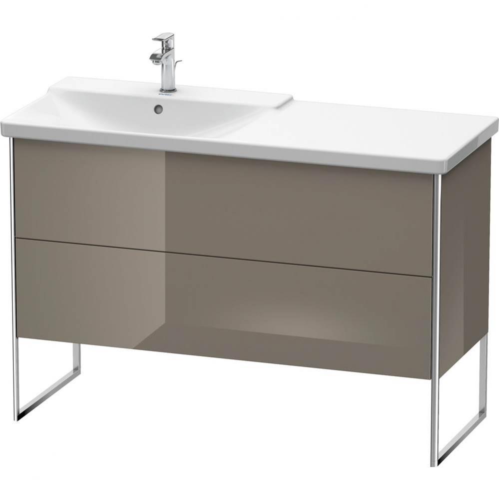 Duravit XSquare Floor Standing Vanity Unit  Flannel Gray High Gloss