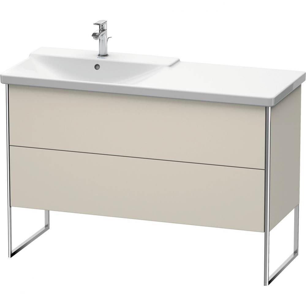 Duravit XSquare Floor Standing Vanity Unit  Taupe Matte