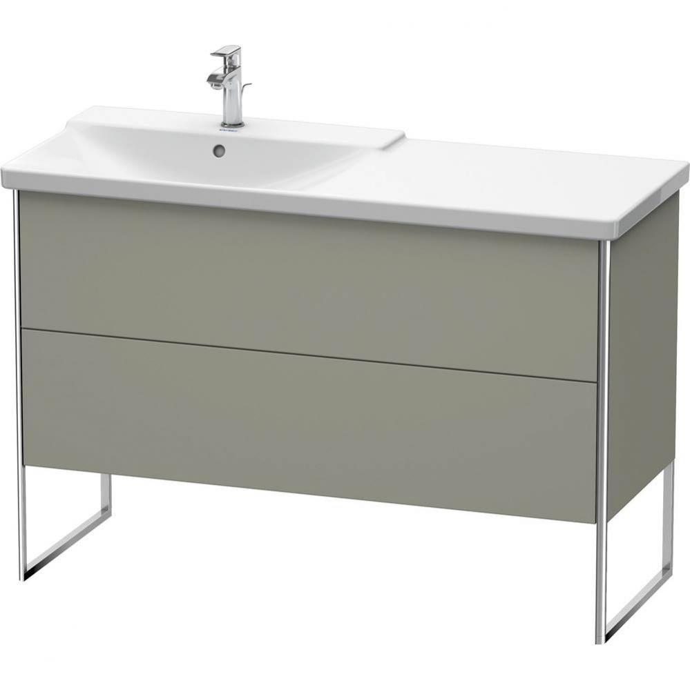 Duravit XSquare Floor Standing Vanity Unit  Stone Gray Satin Matte