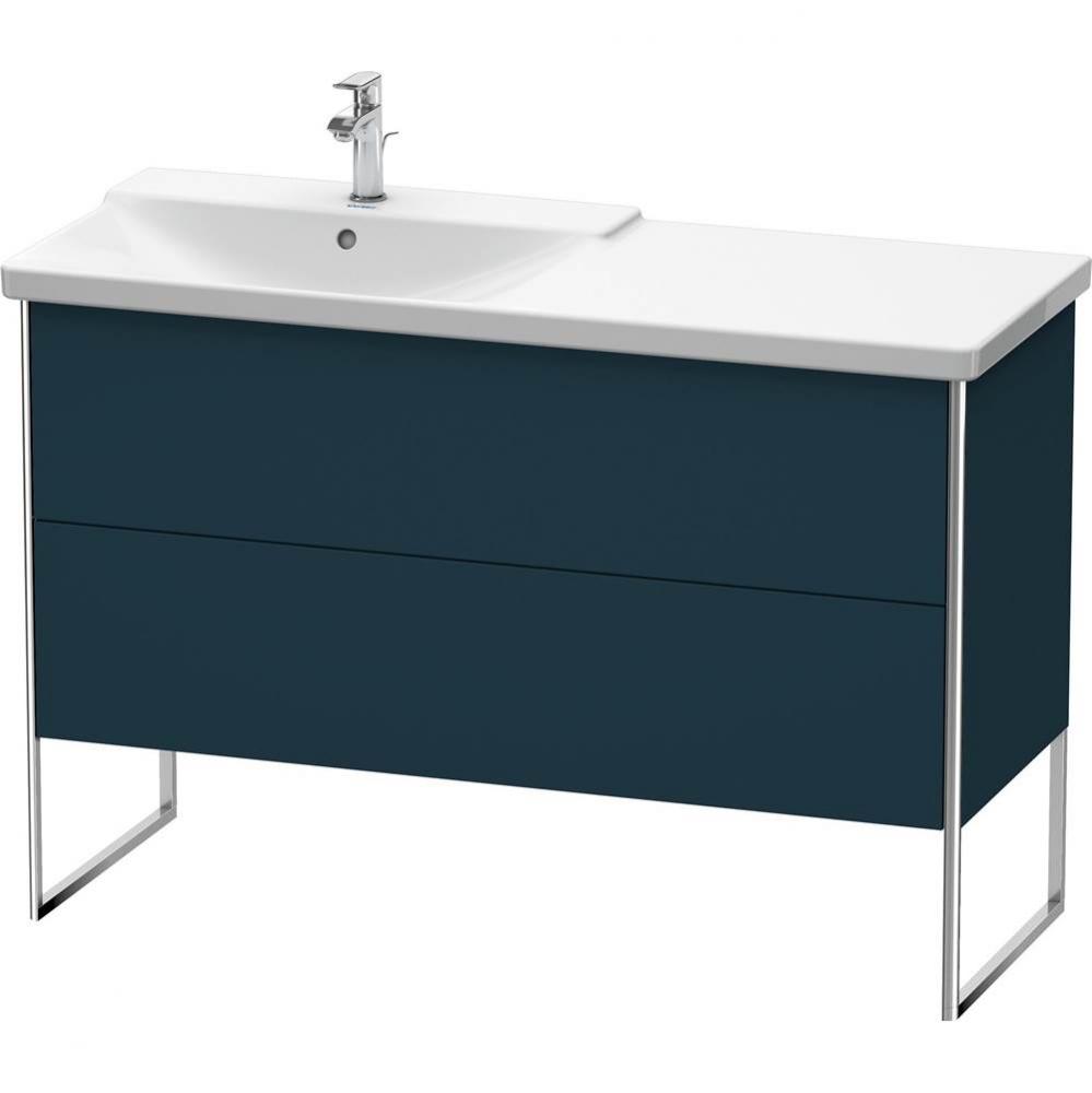 Duravit XSquare Floor Standing Vanity Unit  Night Blue Satin Matte